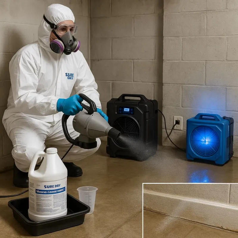 Sanitization and Odor Removal process in Chesaning, MI