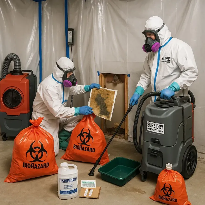 Contaminated Water Handling Protocols process in Chesaning, MI