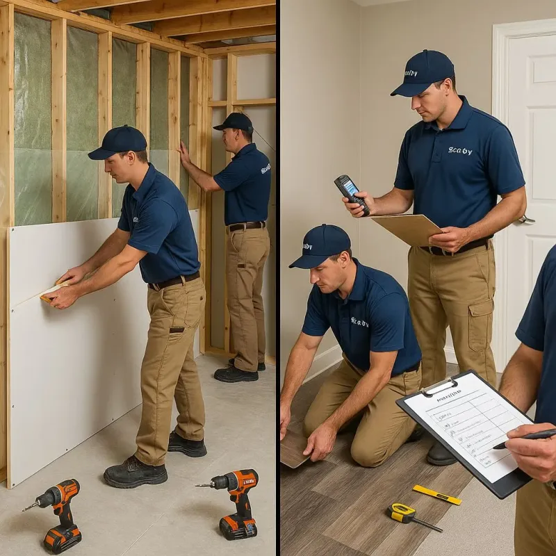 Repairs and Reconstruction process in Chesaning, MI