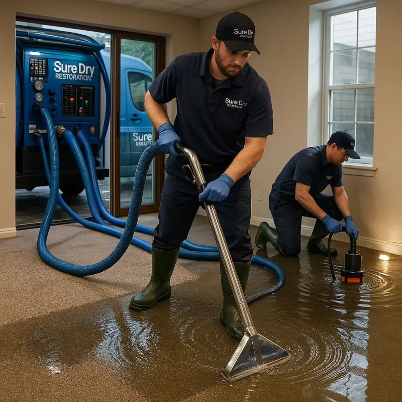 Water Extraction and Removal process in Chesaning, MI